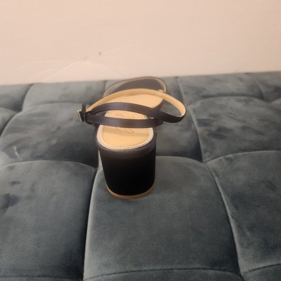 Jewel Badgley Mischka Women's Danni Ii Heeled Sandal, Navy Satin, 7 - Picture 3 of 5